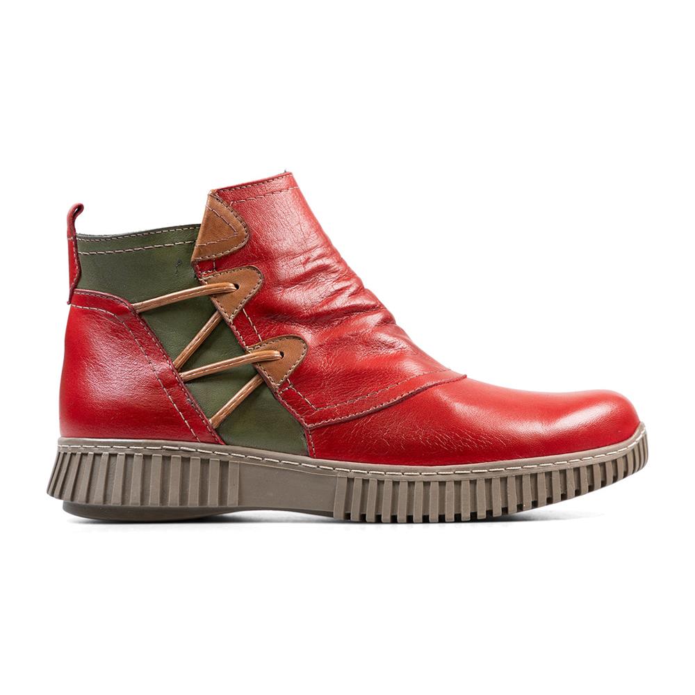 Essential Comfort Boots E Fit EMBER - Red Multi