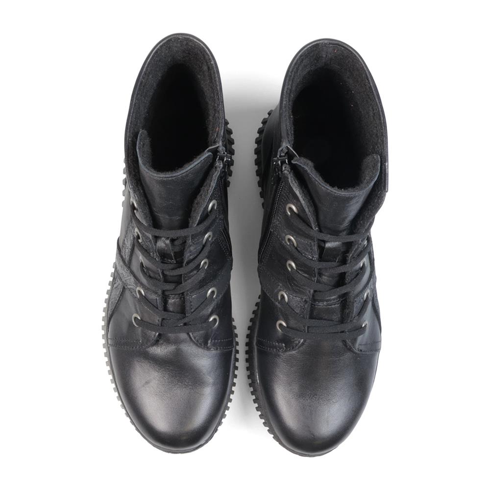 Essential Comfort Boots E Fit FLINT - Black Combi