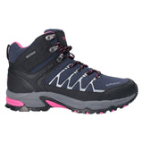 Cotswold Women Hiking Boots - Abbeydale Mid Hiker in Navy/Black/Fuchsia, 3-8