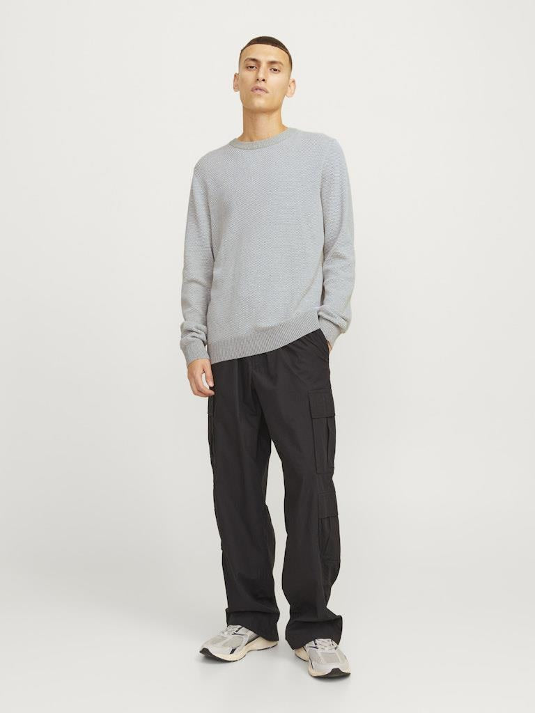 Jack & Jones Knit Crew Neck With Long Sleeves For Men (JJEGLOBE) in 6 Colours, L-XL