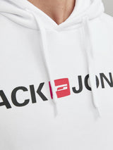 Jack & Jones Old Logo Sweat Hood For Men (JJECORP) in 3 Colours, Large