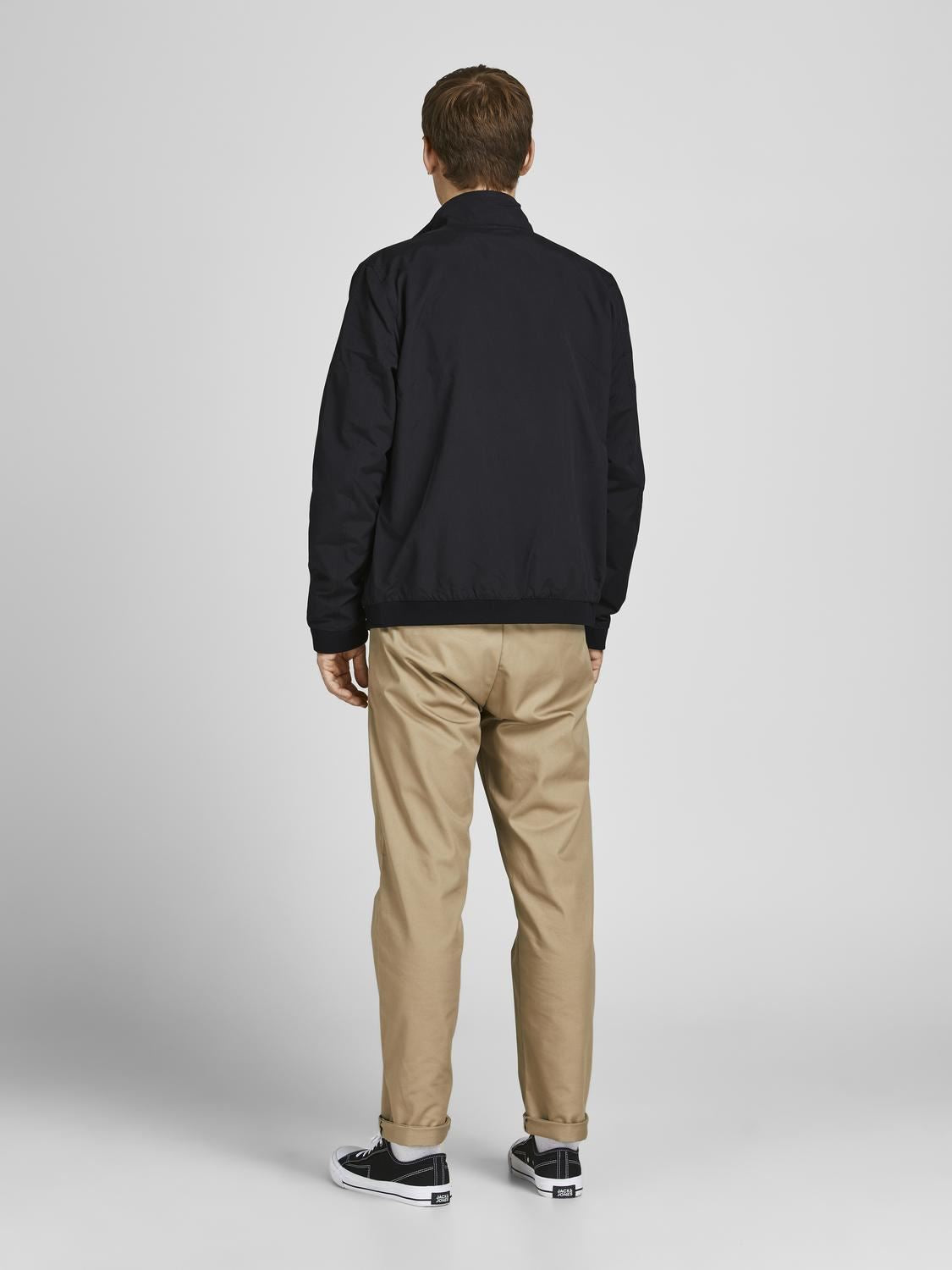 Jack & Jones Bomber Jacket For Men (JJERUSH HARRINGTON) in 3 Colours, L-XL