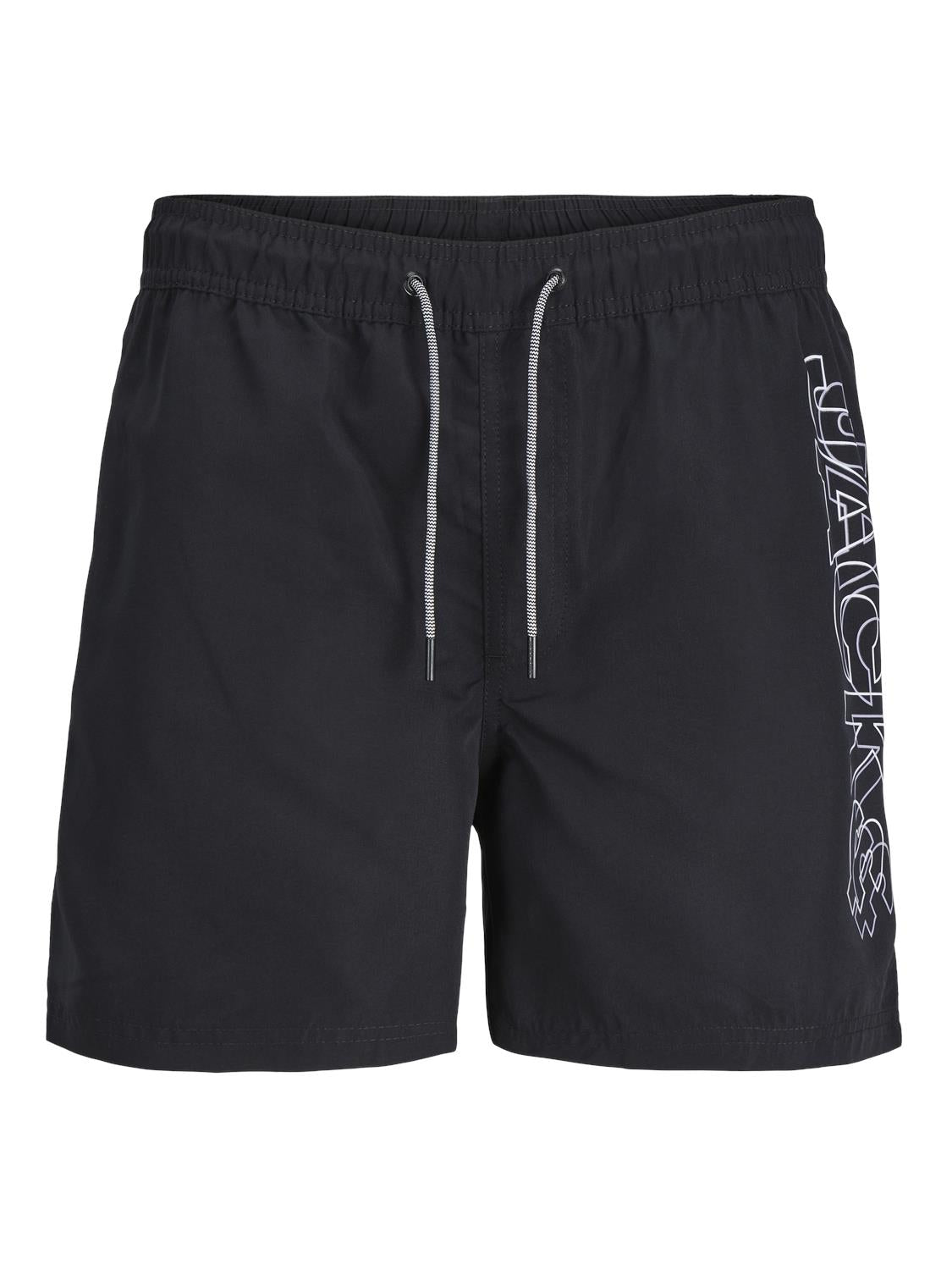 Jack & Jones JPSTFIJI JJSWIM Double Logo LY Shorts for Mens in 2 Colours, 1XL-6XL