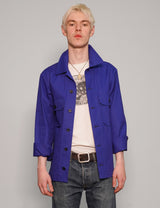 Cotton Workshirt in French Blue