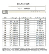DUKE LONDON ANTIQUE BUCKLE JEANS BELT IN 4.0CM WIDTH (KS204S) IN BROWN IN WAIST SIZE 42 TO 64