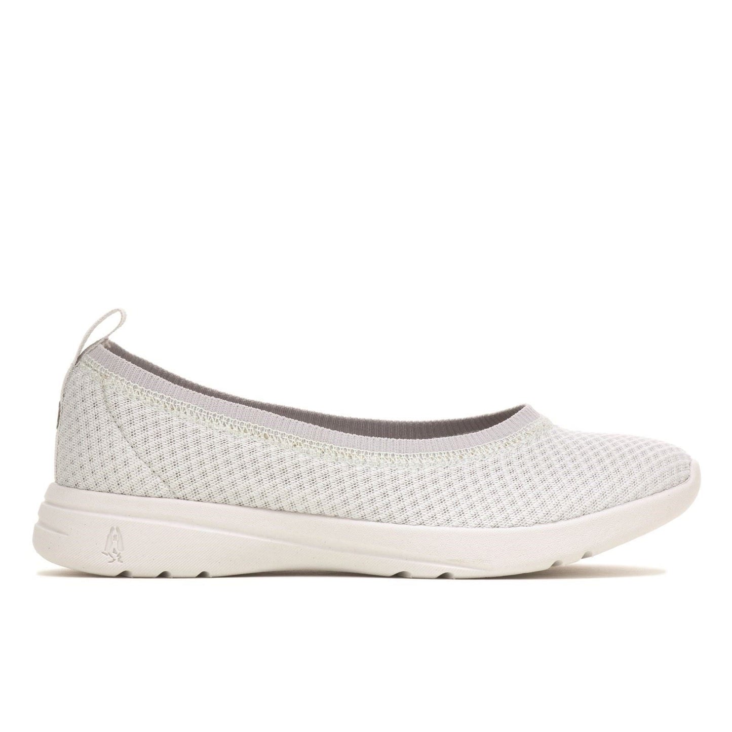 Hush Puppies Good Ballet Slip Ons Ladies Shoes in Grey