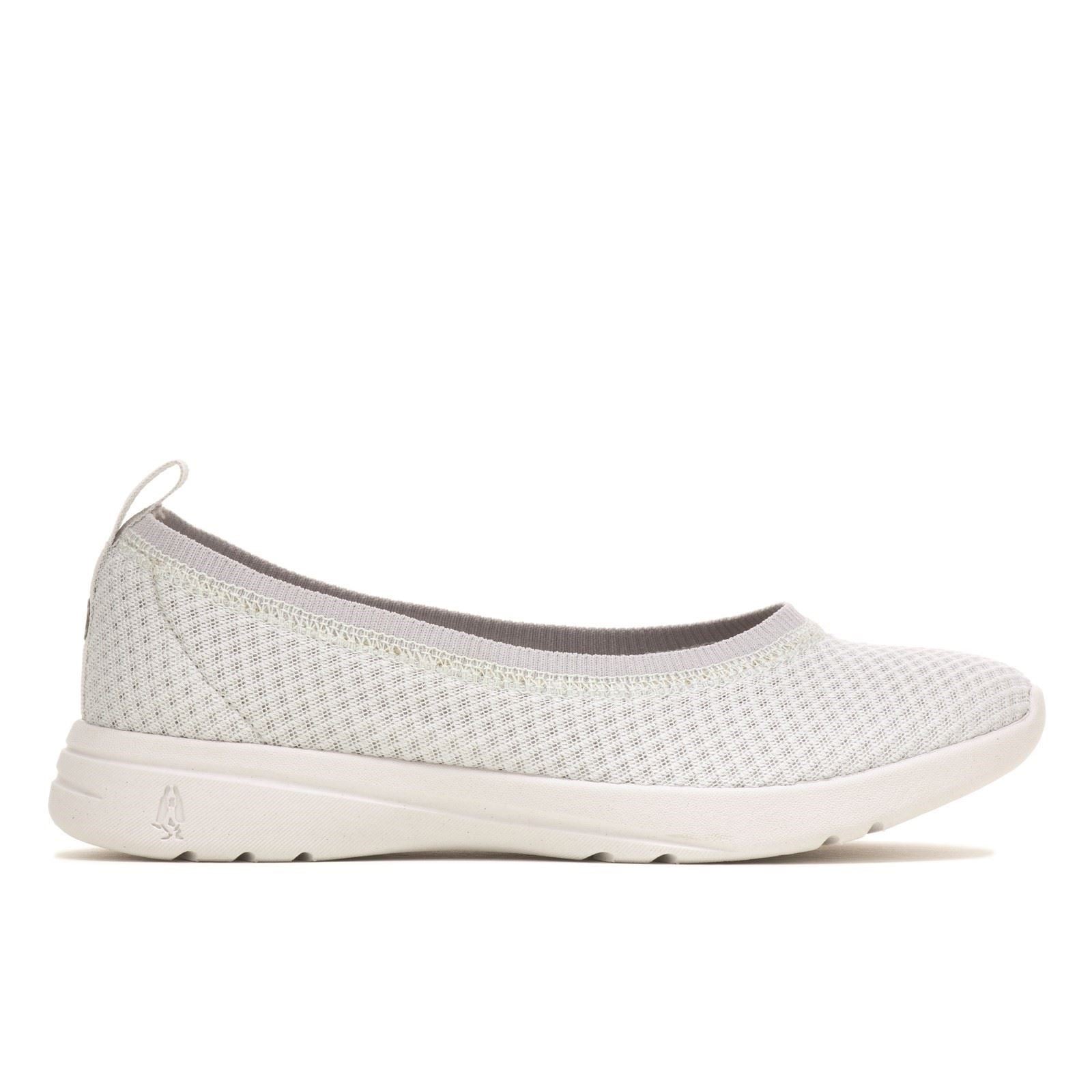 Hush Puppies Good Ballet Slip Ons Ladies Shoes in Grey