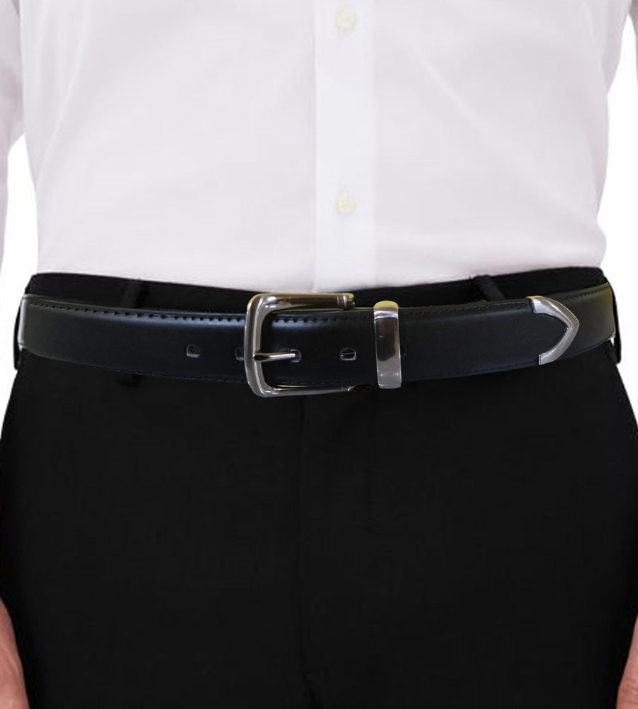 DUKE LONDON METAL TIP END BELT (KS3004S) 3CM WIDE IN WAIST SIZE 42 TO 64