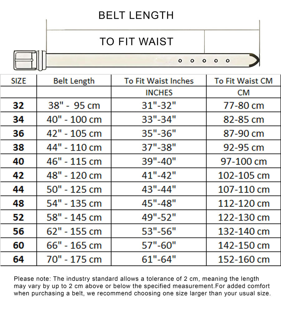 DUKE LONDON METAL TIP END BELT (KS3004S) 3CM WIDE IN WAIST SIZE 42 TO 64