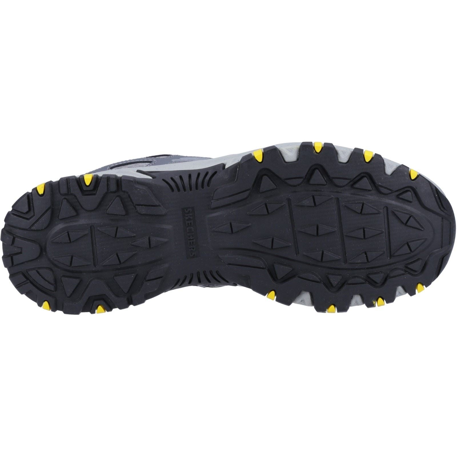 Skechers (GAR237265) Men's Hillcrest Shoe in Charcoal/Black 6 to 12