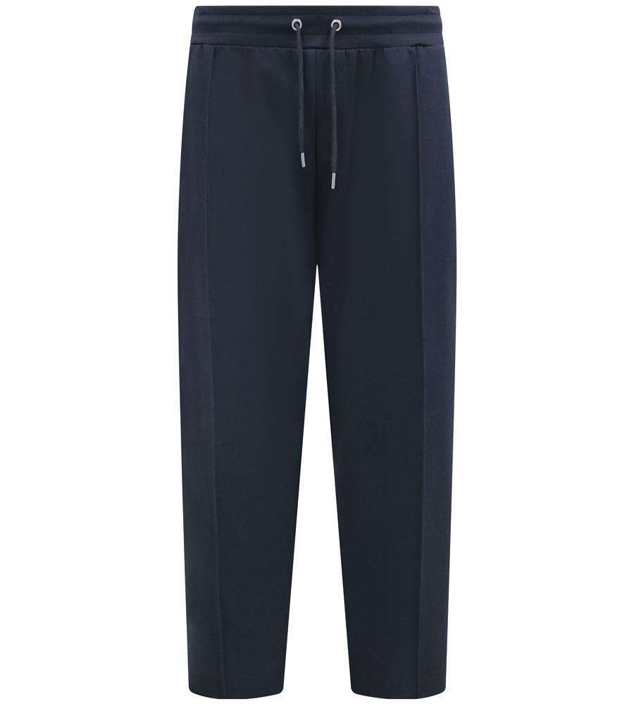 D555 KINGSWOOD Couture Open Hem Jogger For Men (Tall) With Pin Tuck Front in Dark Navy, LT-3XLT