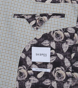Skopes Carter Tailored Fit Jacket For Men in Brown Puppytooth, 36S-62L