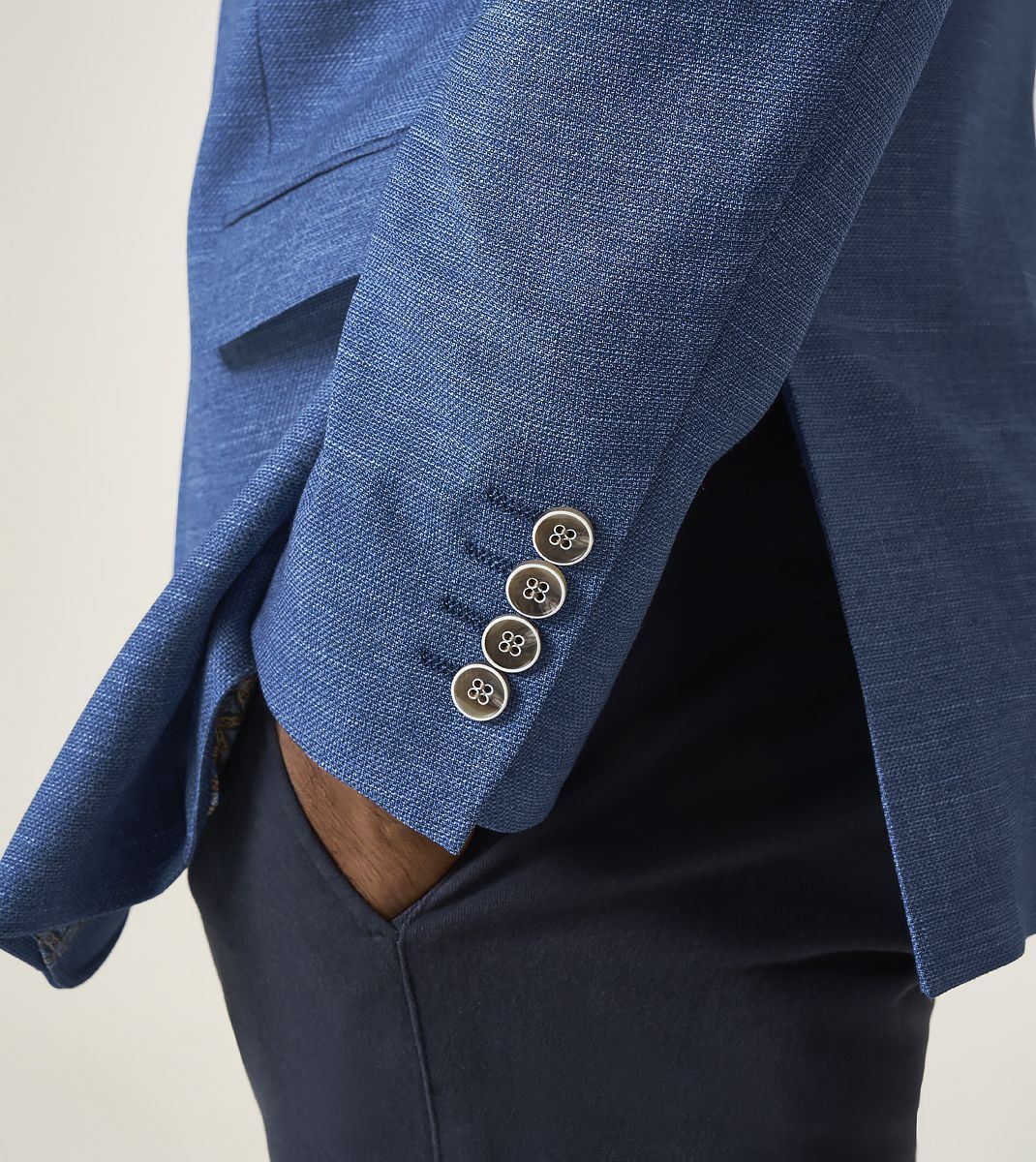 Skopes Jamie Tailored Fit Jacket For Men in Indigo Blue, 36S-62L