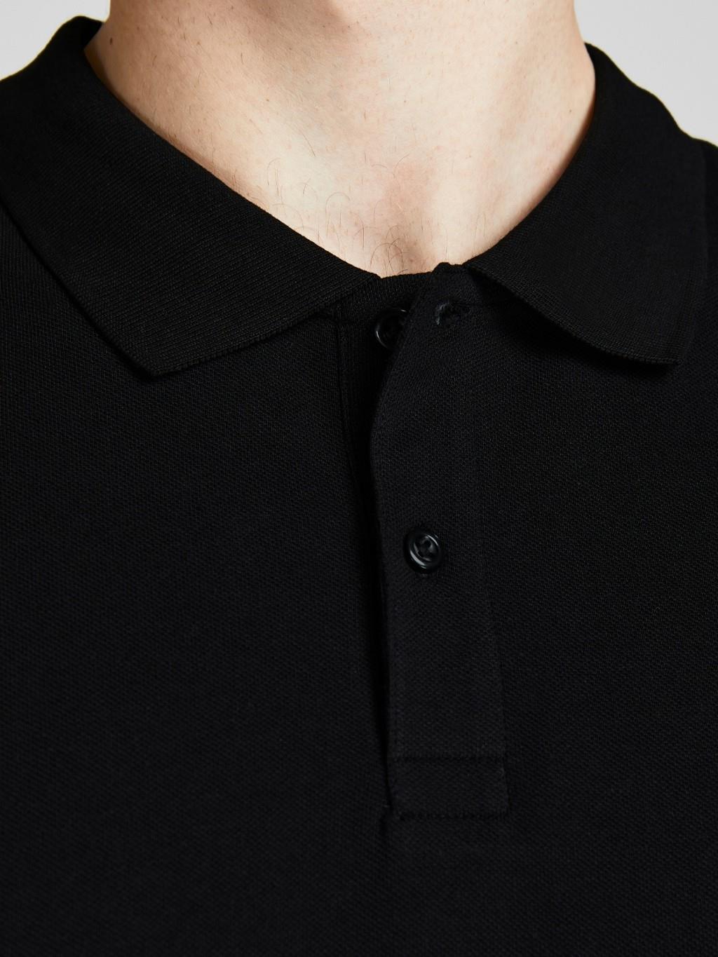 Jack & Jones Men's Plus Size Eshark Classic Short Sleeve Plain Polo Large to 6XL