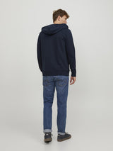 Jack & Jones Sweatshirt Zip Hoodie For Men (JJEBASIC) in 3 Colours, L-XL