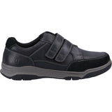 Hush Puppies Double Strap Touch Fastening Classic Shoe For Men (Fabian) in 2 Colours, 6-12