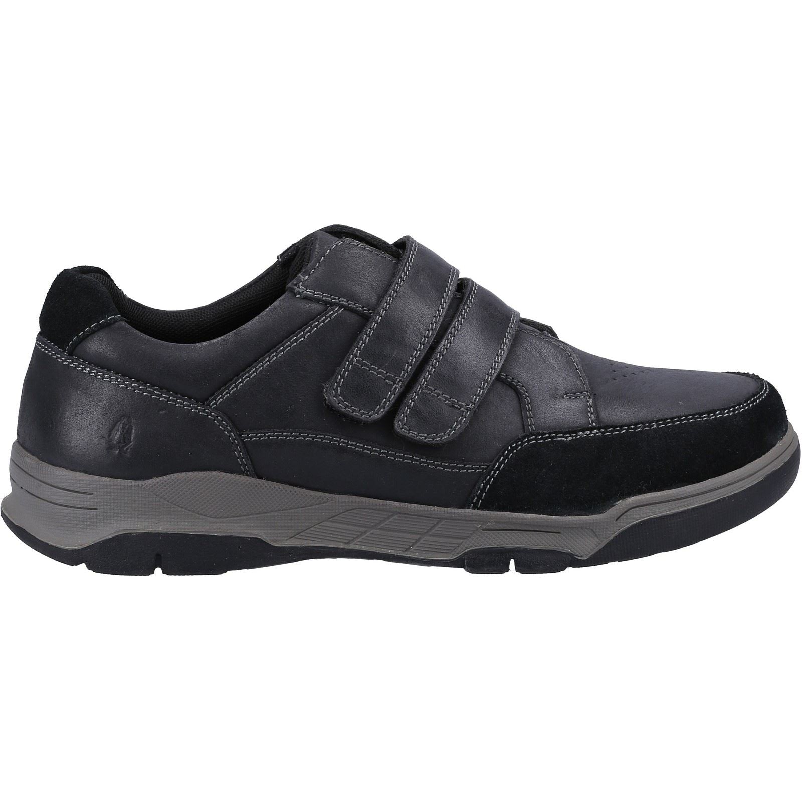 Hush Puppies Double Strap Touch Fastening Classic Shoe For Men (Fabian) in 2 Colours, 6-12