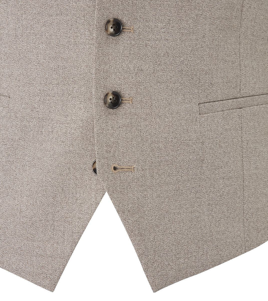 Skopes Jodrell Waistcoat For Mens MM10065 in Stone, 52R to 62R