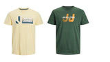 Jack & Jones Twin Pack Short Sleeve Printed Tee Size 1XL