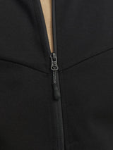 Jack & Jones Sweat Zip Hoodie Jacket For Men (JCOFUSION) in Black, L-XL