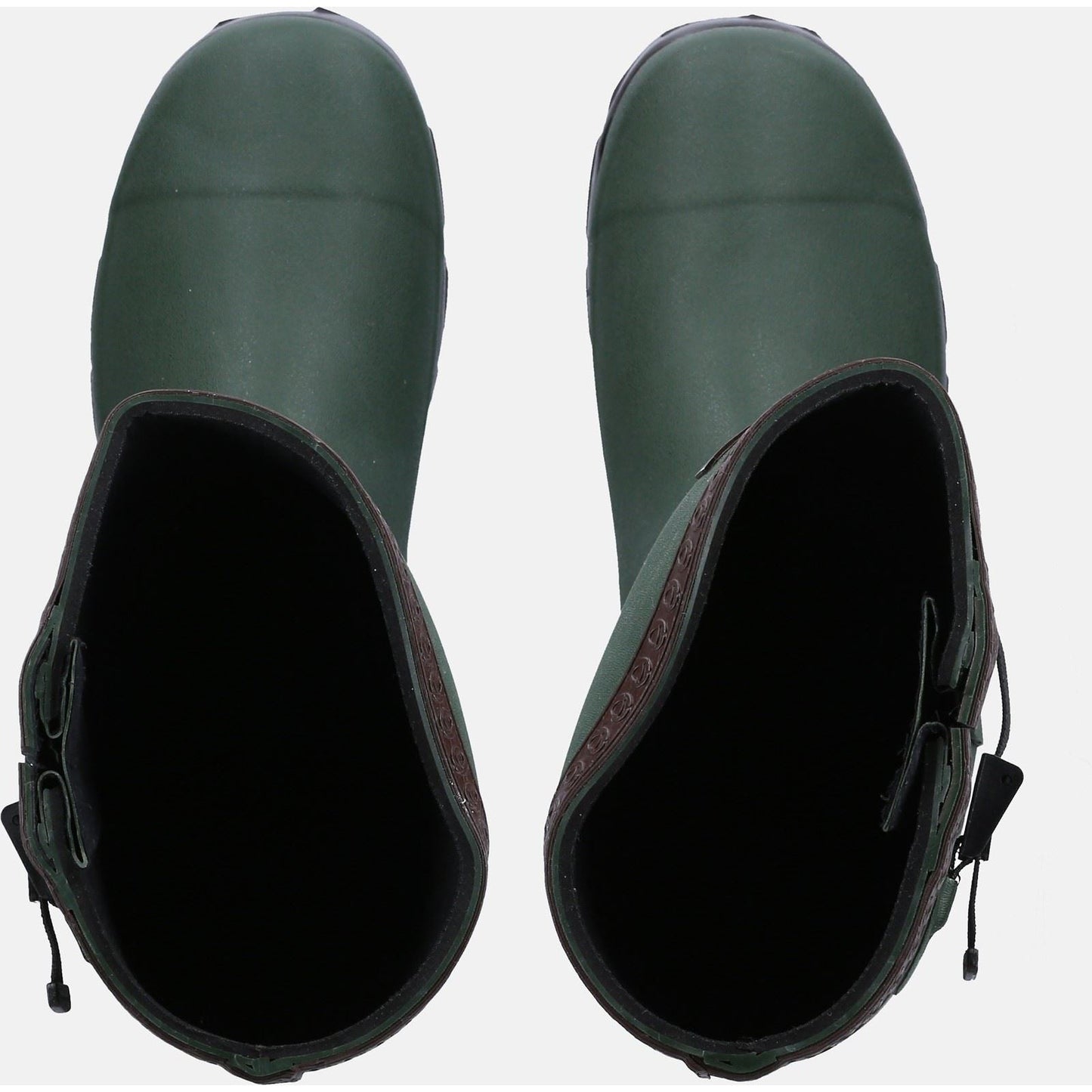 Cotswold Men Boots - Grange Buckle Fastening Wellington in Green, 4-12