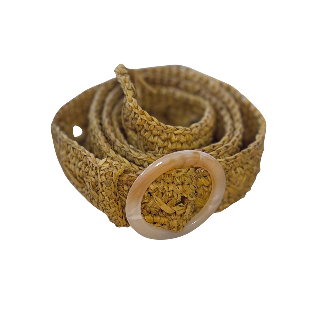 Raffia Belt