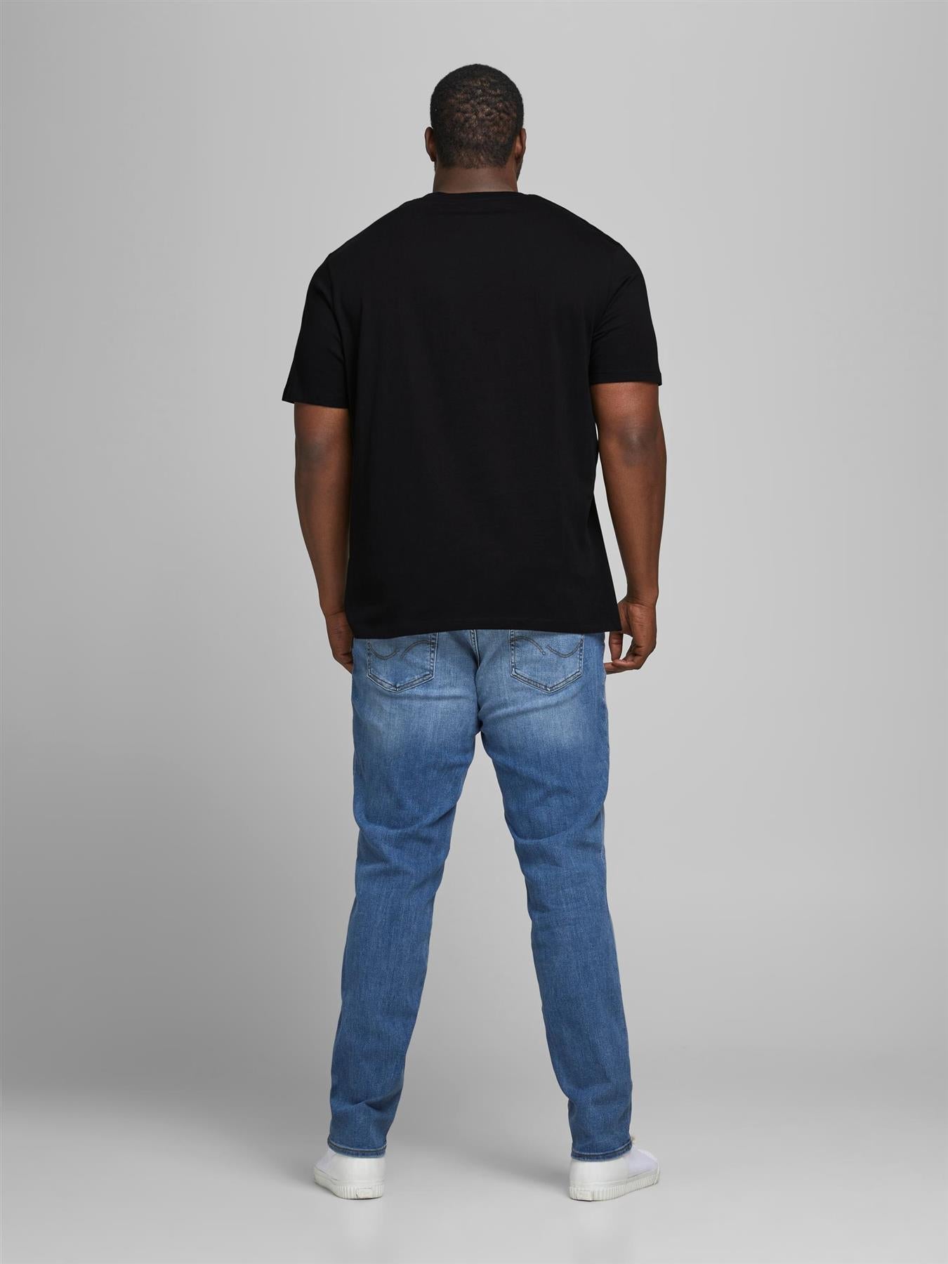 Jack & Jones Mens Plus Logo Printed Tee