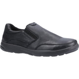 Hush Puppies Aaron Slip On Mens Shoes in Black