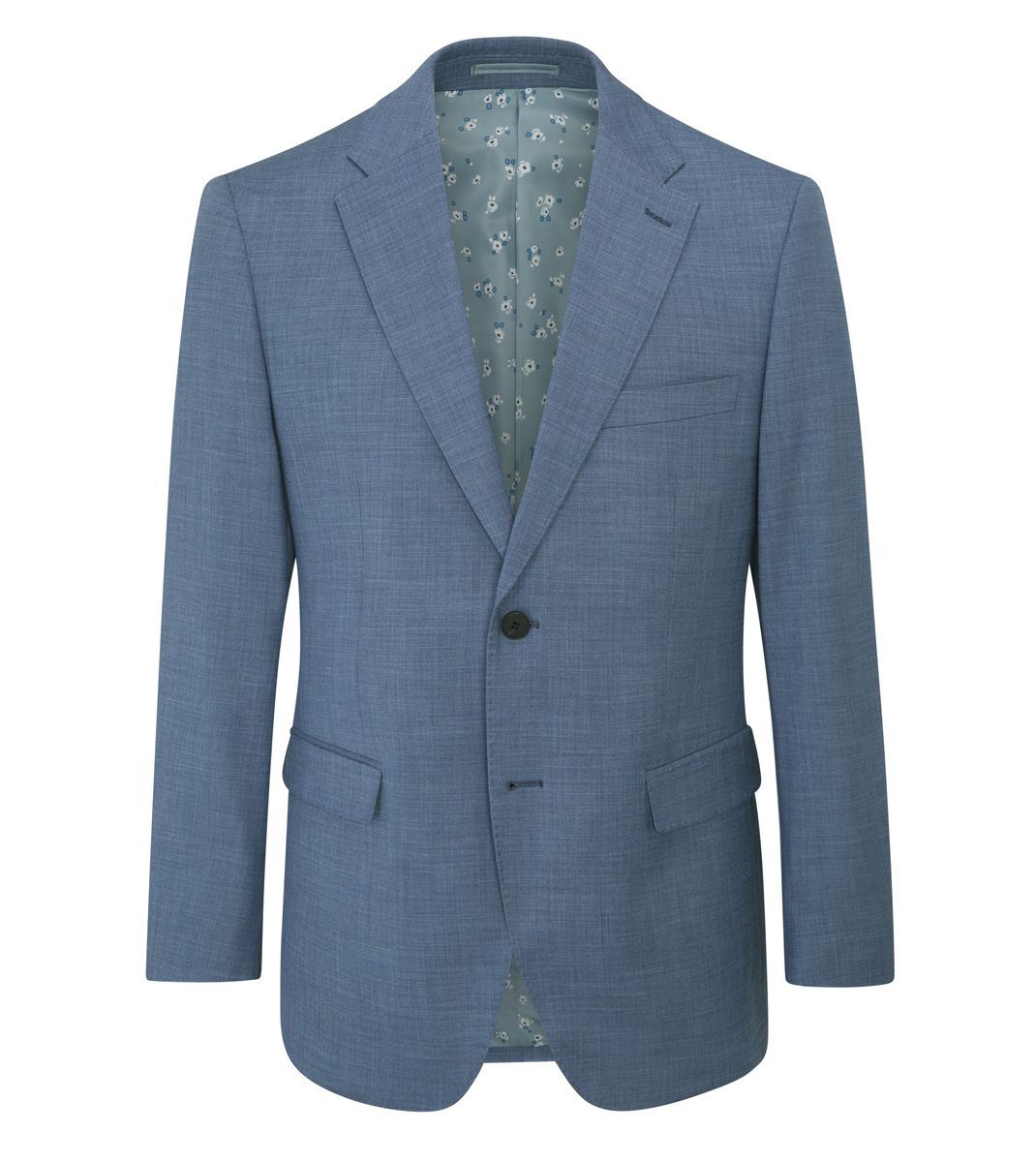 Skopes Lucien Suit Tailored Fit Jacket For Men in Teal Blue, 36S-62L