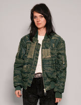 MA 1 Patched Bomber in Tiger Camo