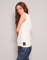 'Anarchy' Vest in Ecru