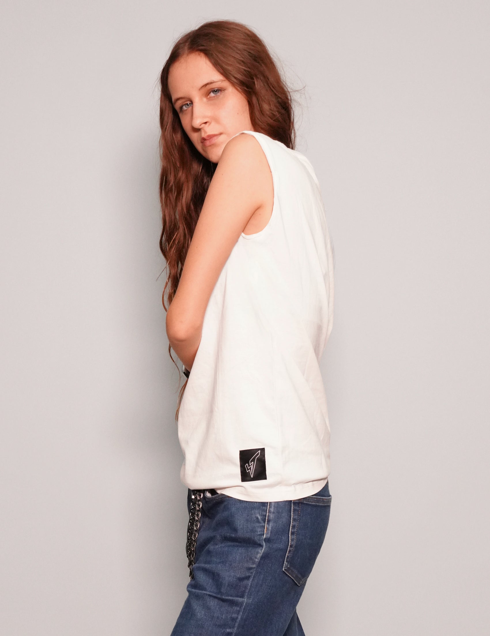 'Anarchy' Vest in Ecru