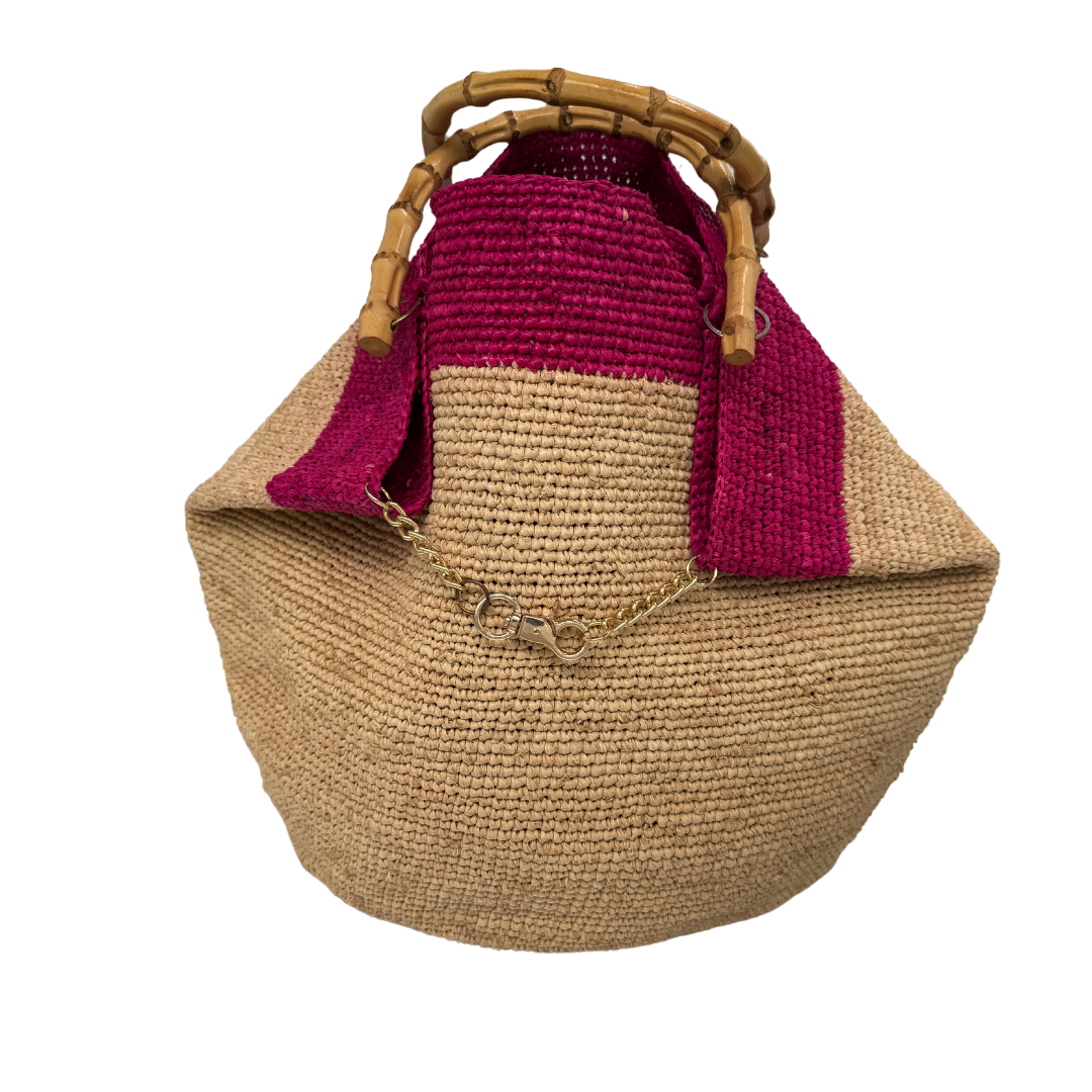 Chainette with Bamboo handles