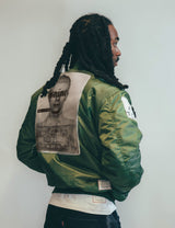 MA-1 Patched Bomber in Green