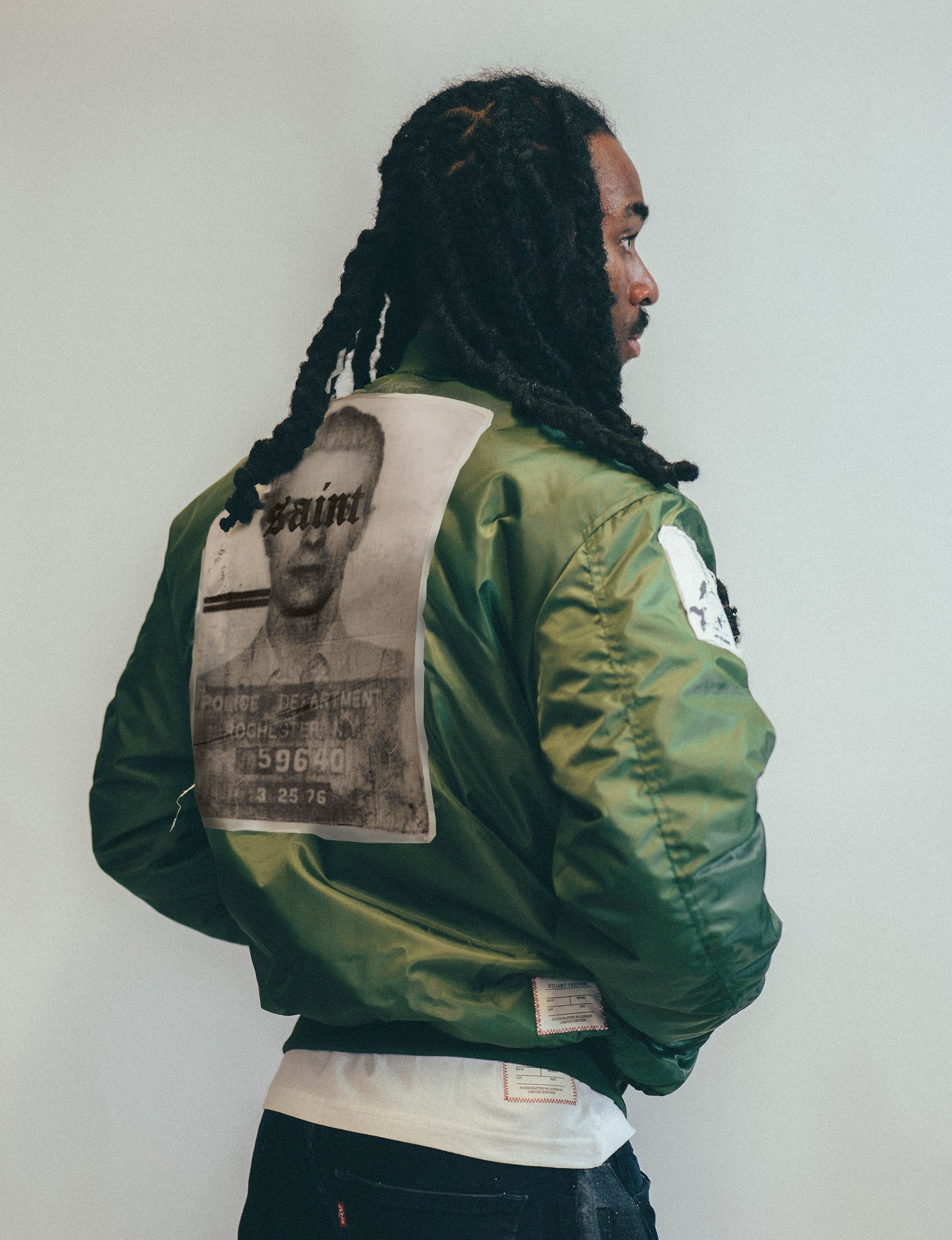 MA-1 Patched Bomber in Green