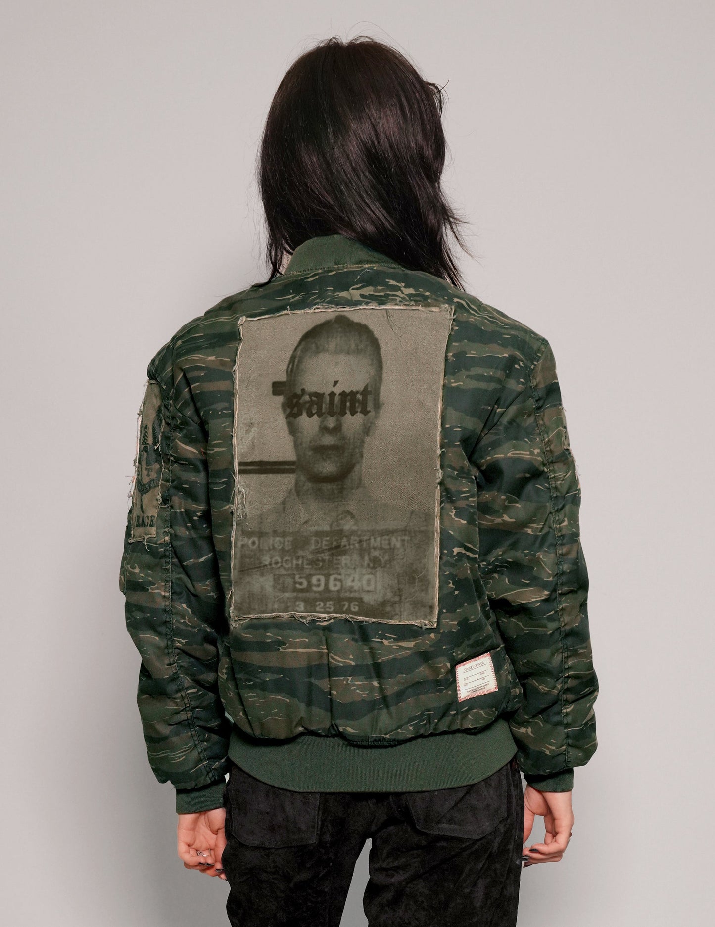 MA 1 Patched Bomber in Tiger Camo