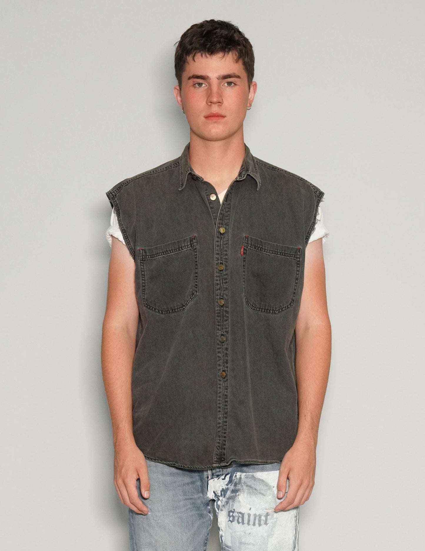 Party Back Denim Vest.