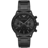 Emporio Armani Men's Watch Stainless Steel Black Strap With Black Dial AR11242 Mario