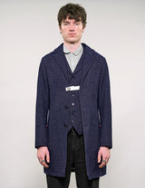 IMMORTAL Hawthorn Lightweight Microdot Woollen Frock Coat