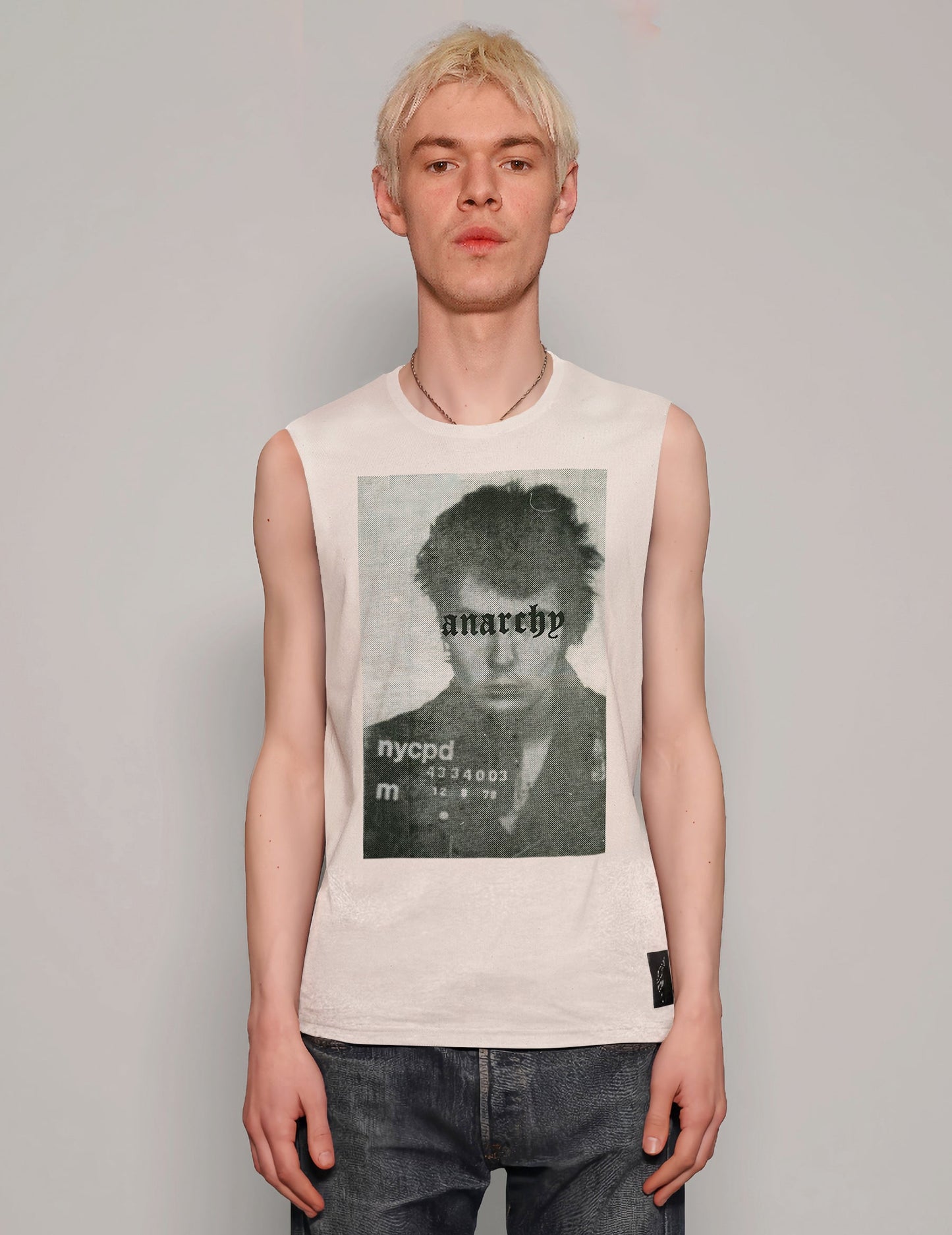 'Anarchy' Vest in Ecru