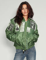 MA-1 Patched Bomber in Green