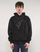ST Hoodie in Black with Black Logo