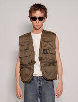 Tactical Gilet Jacket in Khaki