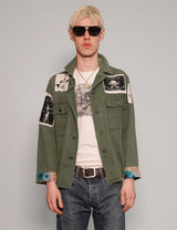 'Saint' Patched Field Shirt