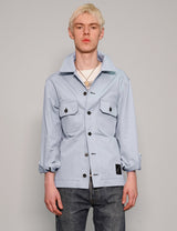 Cotton Workshirt in Baby Blue