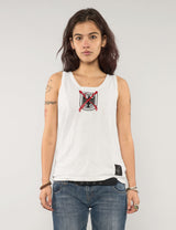 Vintage German Army Vest in White