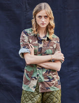 Party Back Shirt - Black Lace - Camo