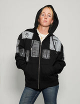 ST Multipatch Zip Hoodie in Black