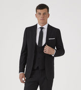 Skopes Milan Suit Jacket For Mens in Black, 34 to 46