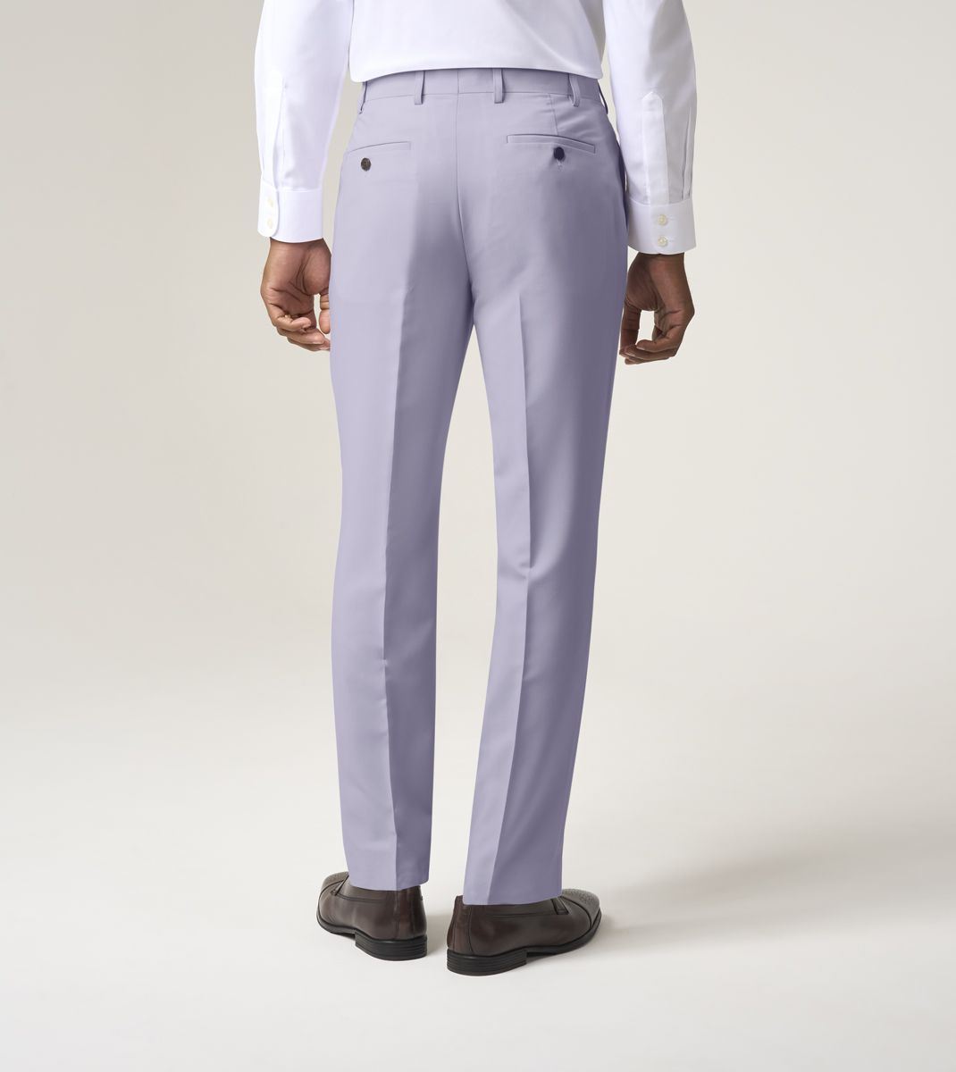 Skopes Beckett Suit Tailored Fit Trouser For Men ins Lilac Pink, 30W-58W